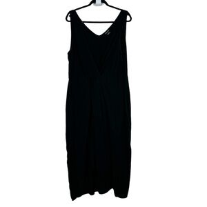 City Chic Dress Hi Lo Faux Wrap Maxi Sleeveless